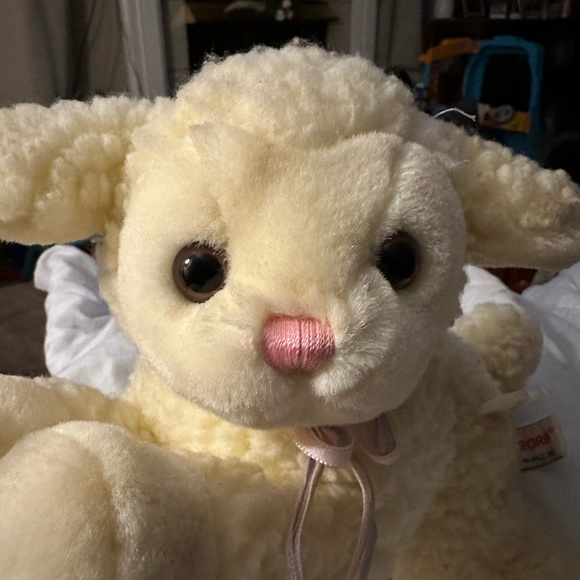 VINTAGE Musical Plush Sheep by AURORA - Picture 4 of 7